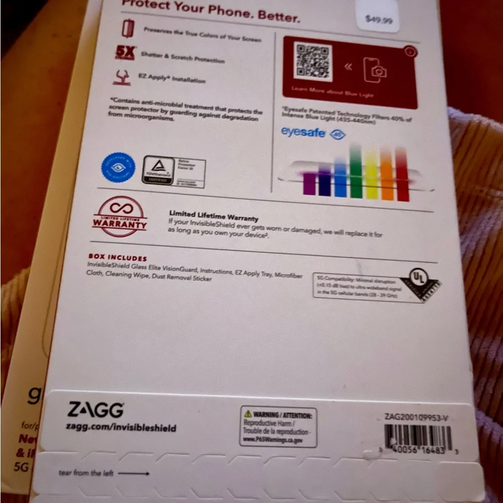 UNOPENED ZAGG glass elite privacy iPhone 14 Pro Max privacy screen protector